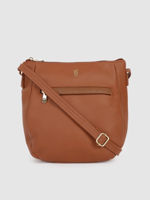 

Baggit Brown Solid TABBY E CREW Sling Bag