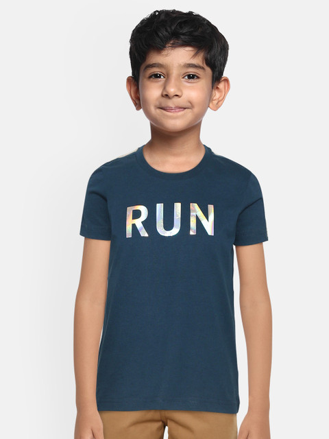

Sweet Dreams Boys Navy Blue Iridescent Effect Typography Print Lounge Tshirt