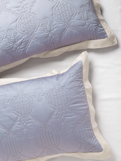 

MASPAR Blue Set of 2 20'' x 30'' Rectangular Pillow Covers
