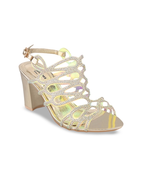 

Stelatoes Women Gold-Toned Embellished Gladiators