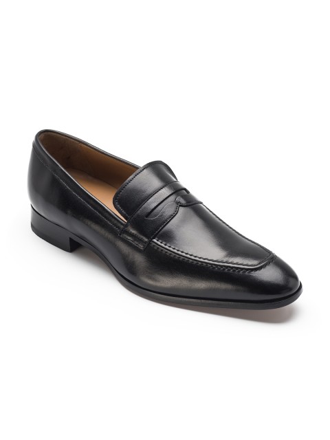 

Heel & Buckle London Men Black Solid Slip-on Shoes