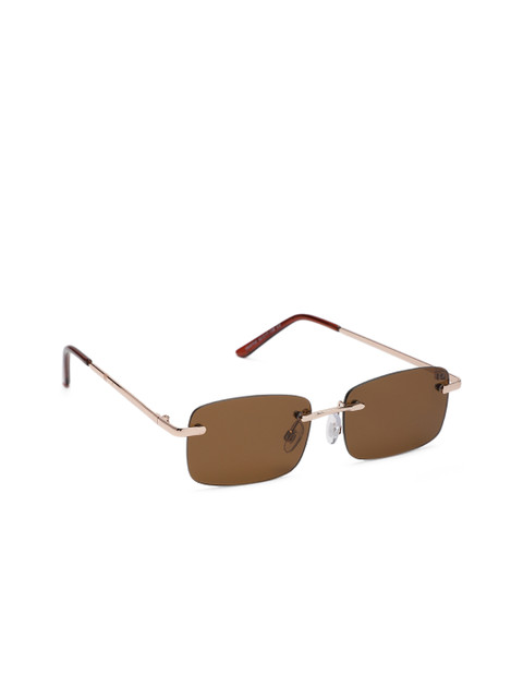 

Specsmakers Unisex Brown Rectangle Sunglasses KC5700