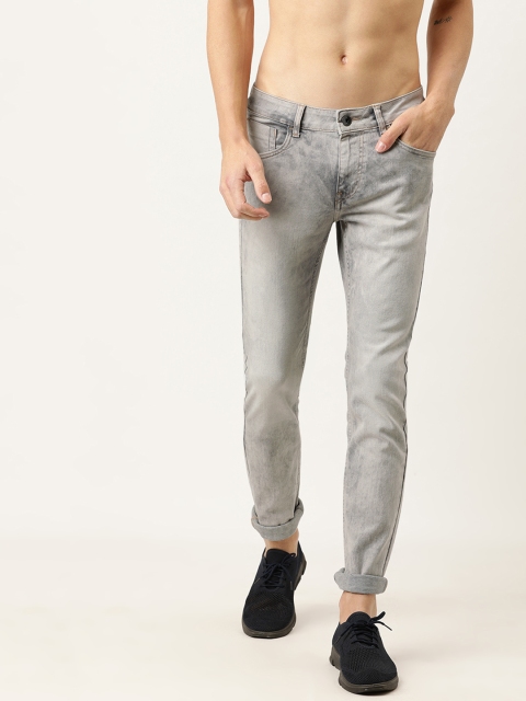 

Flying Machine Men Grey Jackson Skinny Fit Low-Rise Clean Look Stretchable Jeans