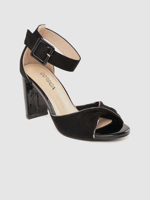 

CORSICA Women Black Solid Block Heels