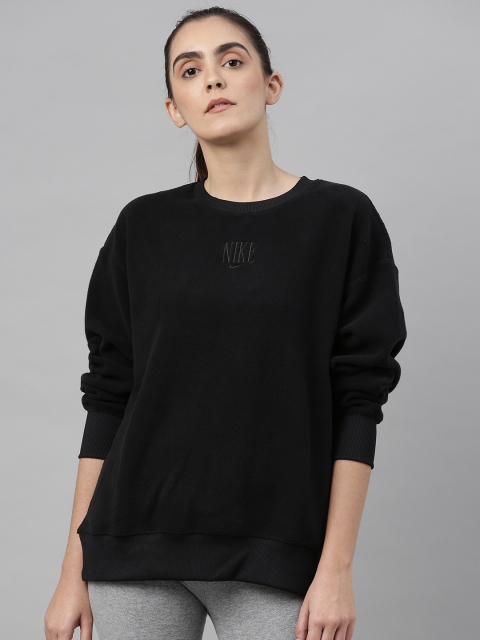 

Nike Women Black Solid Top