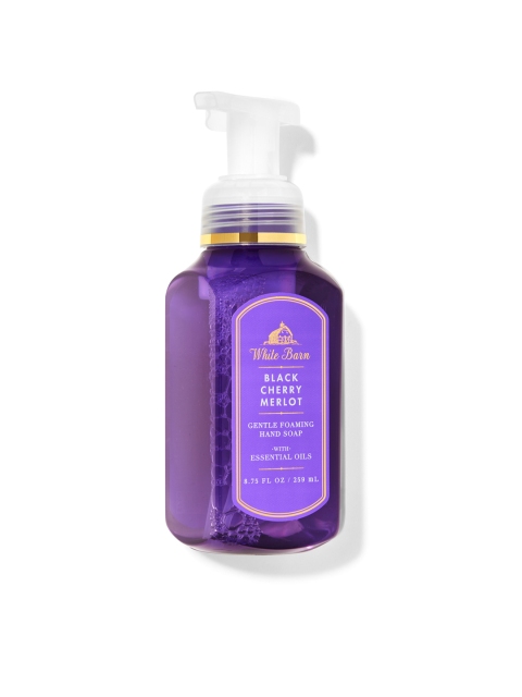 

Bath & Body Works Black Cherry Merlot Gentle Foaming Hand Soap 259 ml, Purple