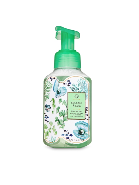 

Bath & Body Works Sea Salt & Lime Gentle Foaming Hand Soap - 259 ml, Green