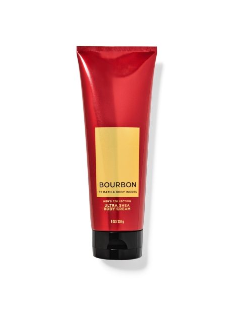 

Bath & Body Works Men Bourbon Ultra Shea Body Cream 226 g, Red