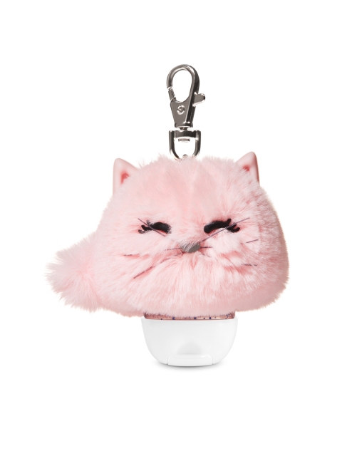 

Bath & Body Works Unisex Pink Cat Pom Pocket Bac Sanitizer Holder