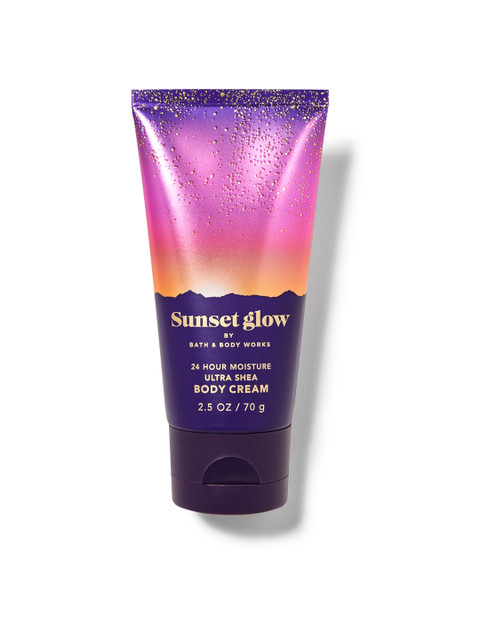 

Bath & Body Works Sunset Glow Travel Size Ultra Shea Body Cream- 70 g, Navy blue