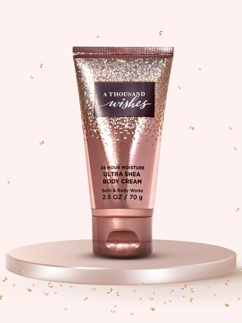 

Bath & Body Works A Thousand Wishes Travel Size Body Cream 70g, Pink