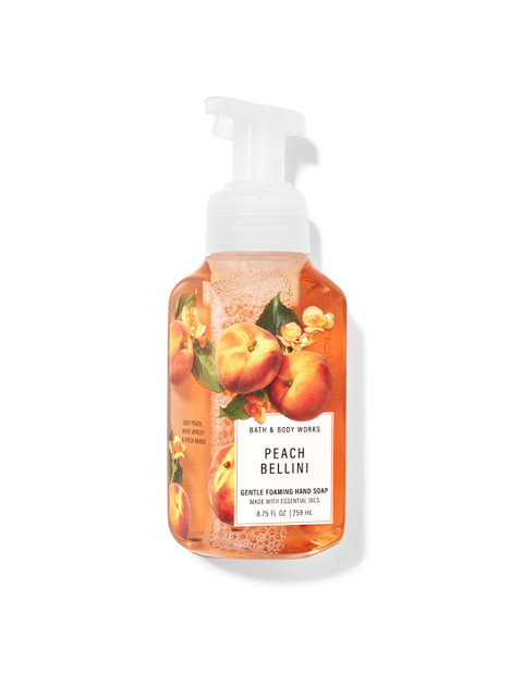 

Bath & Body Works Peach Bellini Gentle Foaming Hand Soap 259 ml, Orange