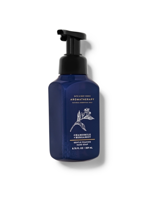 

Bath & Body Works Aromatherapy Chamomile & Bergamot Gentle Foaming Hand Soap - 259 ml, Navy blue