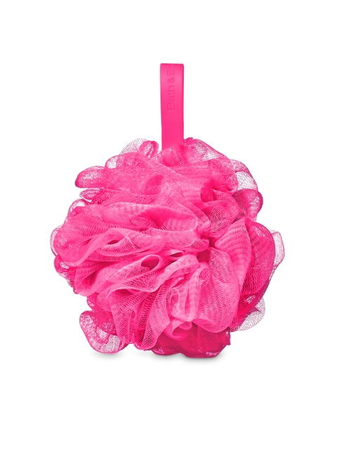 

Bath & Body Works Fuchsia Pink Solid Mesh Loofah