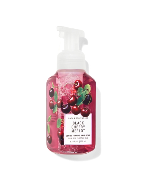 

Bath & Body Works Black Cherry Merlot Gentle Foaming Hand Soap - 259 ml, Burgundy