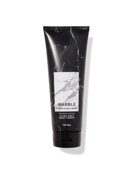 

Bath & Body Works Men Marble Ultra Shea Body Cream - 226 g, Black