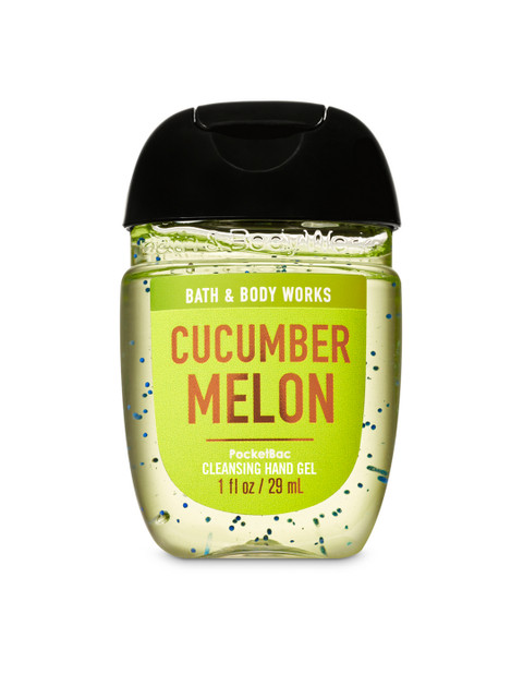 

Bath & Body Works Cucumber Melon PocketBac Cleansing Hand Gel 29 ml, Green