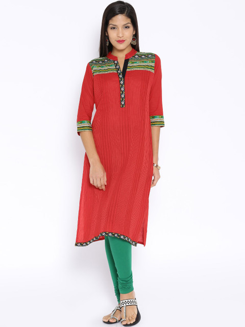 

Soch Outlet Red Kurta