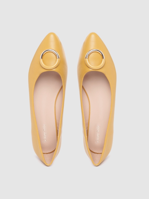 

Allen Solly Women Mustard Yellow Solid Ballerinas