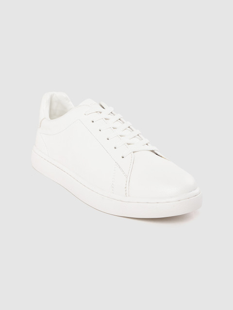 

Allen Solly Women White Solid Sneakers