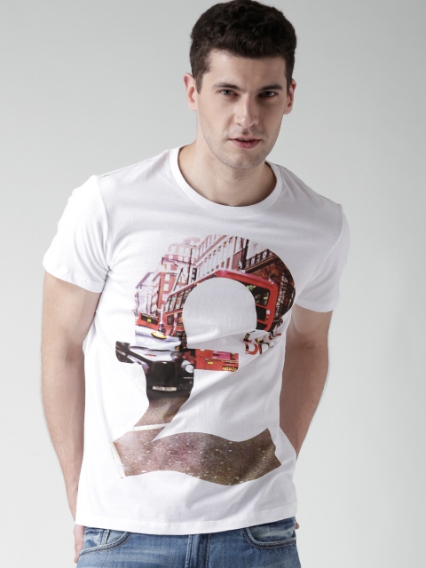 

ALCOTT White Printed T-shirt