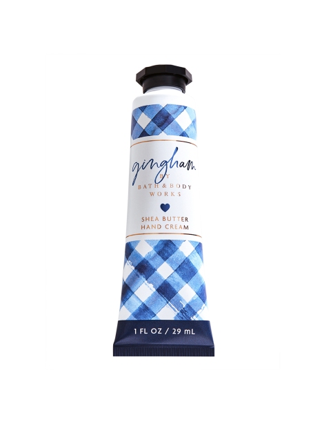 

Bath & Body Works Unisex Gingham Shea Butter Hand Cream - 29 ml, Blue