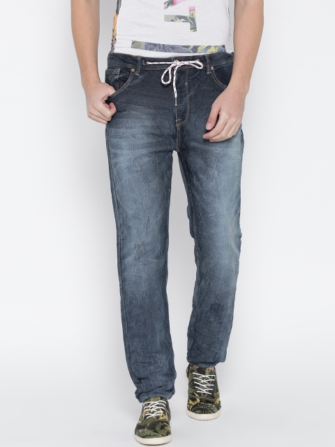 

ALCOTT Blue Washed David Joggger Fit Stretchable Jeans