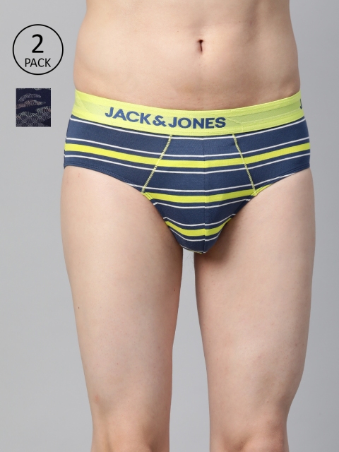 

Jack & Jones Men Pack of 2 Basic Briefs 2301199001, Yellow