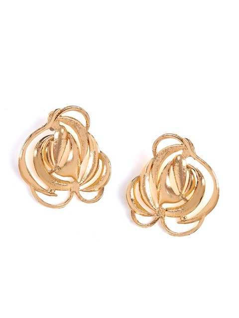 

Foxy Sperks Rose Gold Floral Studs