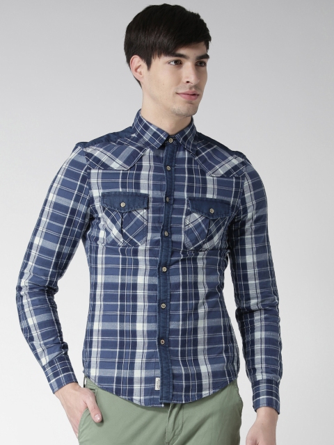 

ALCOTT Blue Checked Shirt