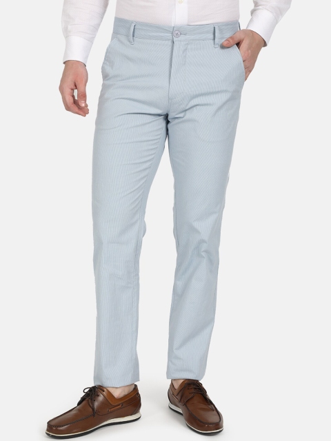 

Monte Carlo Men Blue Slim Fit Solid Regular Trousers