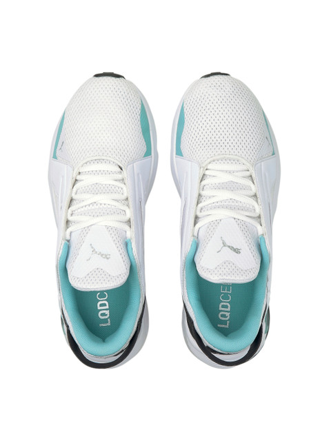 

Puma Women White & Turquoise Blue LQDCELL Method Training Shoes