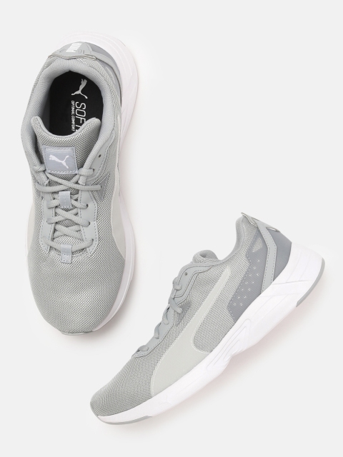

Puma Unisex Grey Space Runner Running Shoes