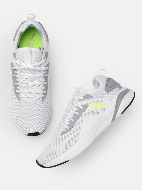 

Puma Men White Softride Rift Knit Running Shoes