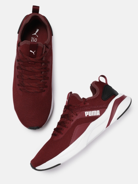 

Puma Men Maroon Softride Rift Knit Running Shoes