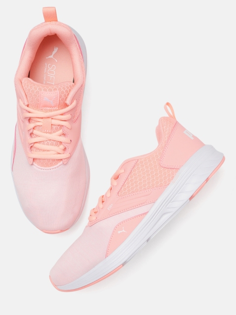 

Puma Unisex Pink & Peach Colourblocked NRGY Comet Running Shoes