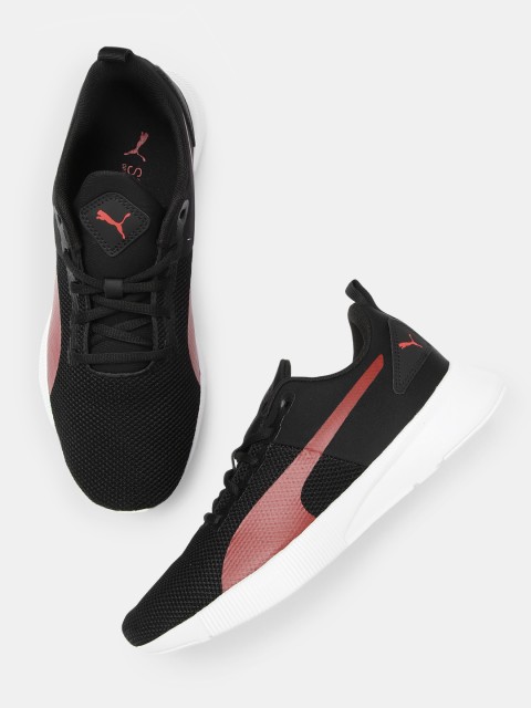 

Puma Unisex Black FLYER Running Shoes