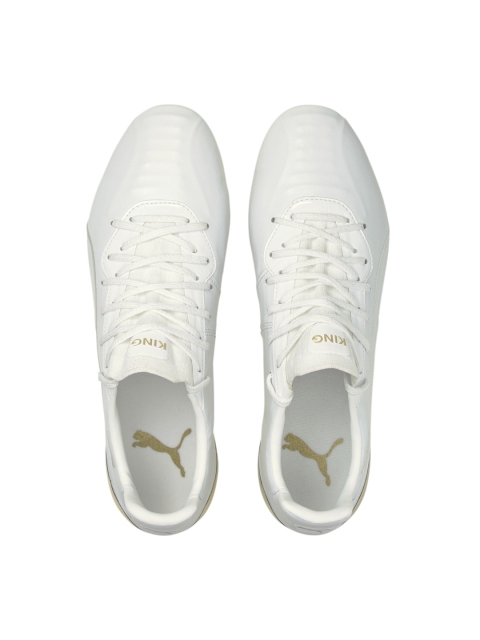 

Puma Men White KING Platinum Leather Football Shoes