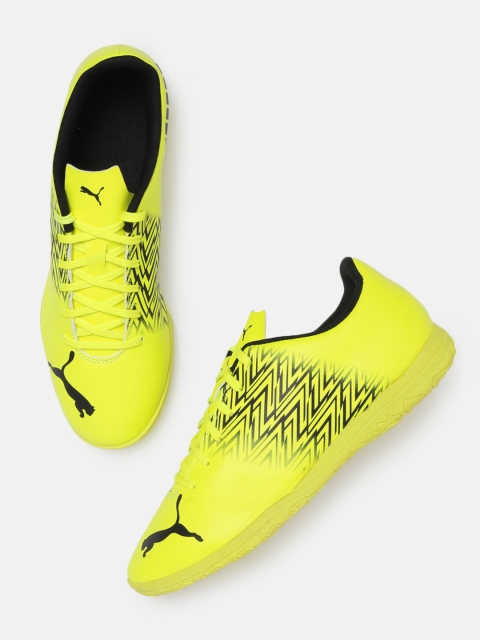 

Puma Men Yellow & Black TACTO IT Football Shoes