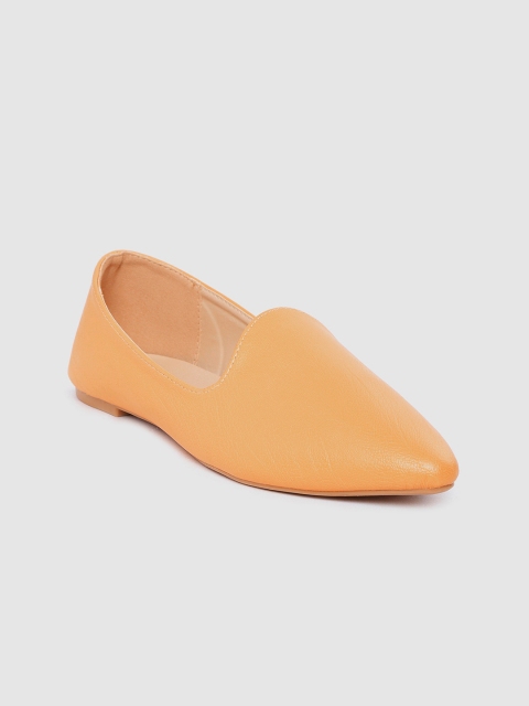 

Van Heusen Woman Beige Solid Slip-Ons