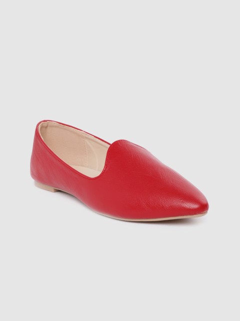 

Van Heusen Woman Red Solid Slip-Ons