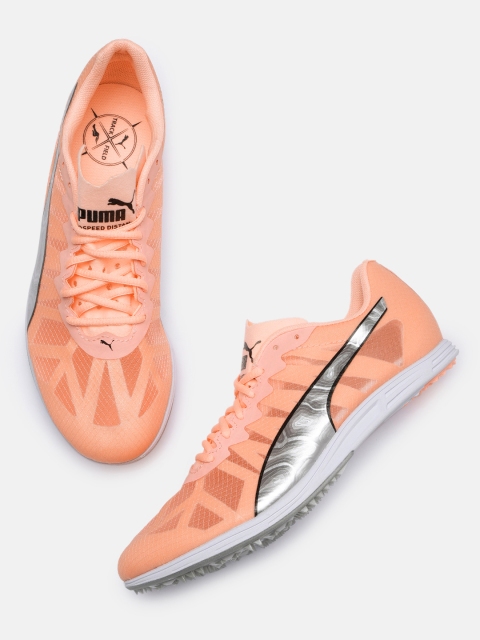 

Puma Women Peach-Coloured evoSPEED Distance 9 Running Shoes