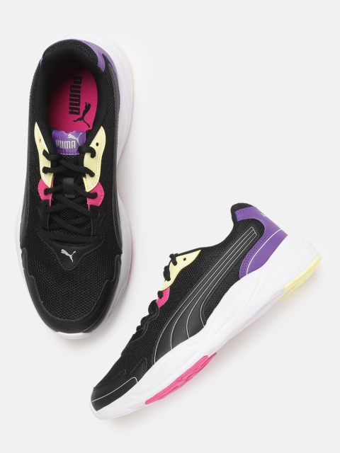 

Puma Unisex 90s Runner Nu Wave Casual Shoes, Black