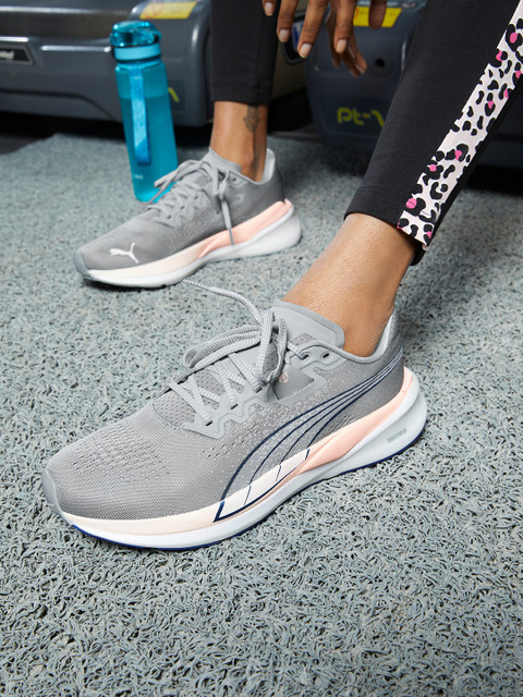 

Puma Women Grey Eternity Nitro Running Shoes