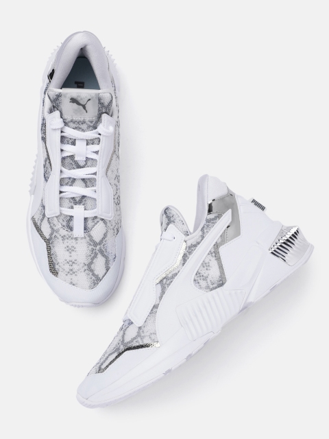 

Puma Women White Provoke XT Untamed Mid-Top Training Gym Shoes