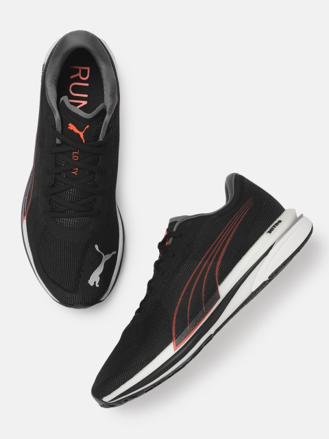 

Puma Men Black Velocity Nitro Running Shoes