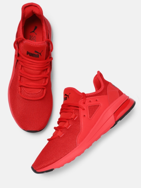 

Puma Unisex Red Electron Street Sneakers