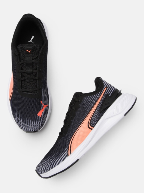 

Puma Unisex Black Accelerate Mesh SoftFoam Running Shoes