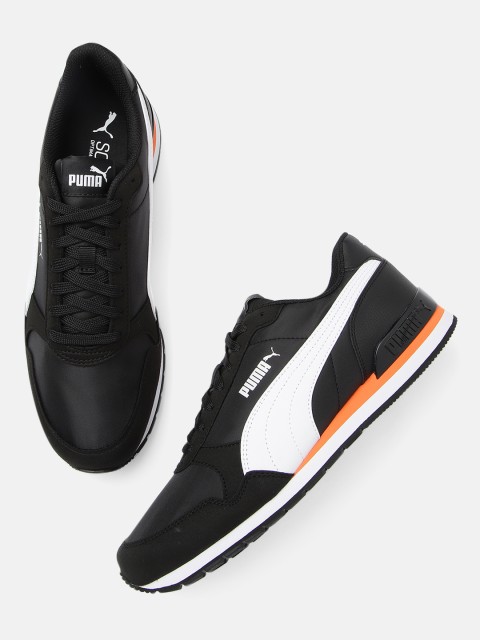 

Puma Unisex Black Solid ST Runner v2 Sneakers