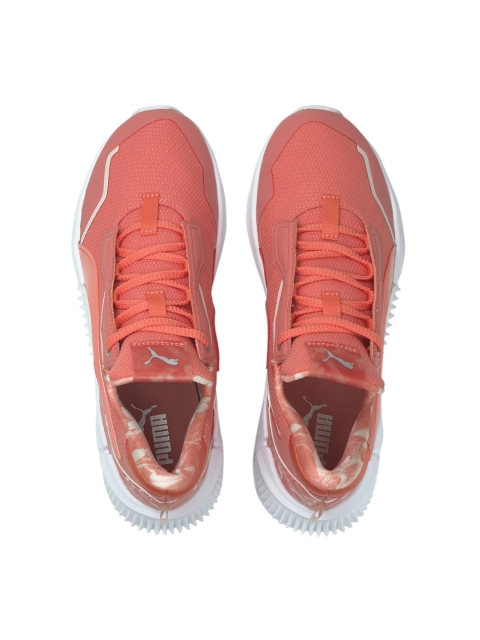 

Puma Women Coral Orange Provoke XT Untamed Floral Woven Design Training Shoes